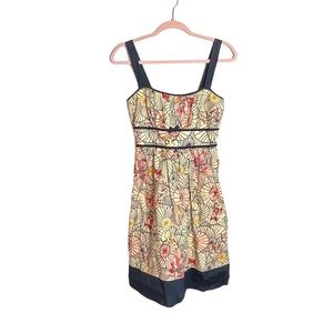 Teeze Me retro abstract print dress